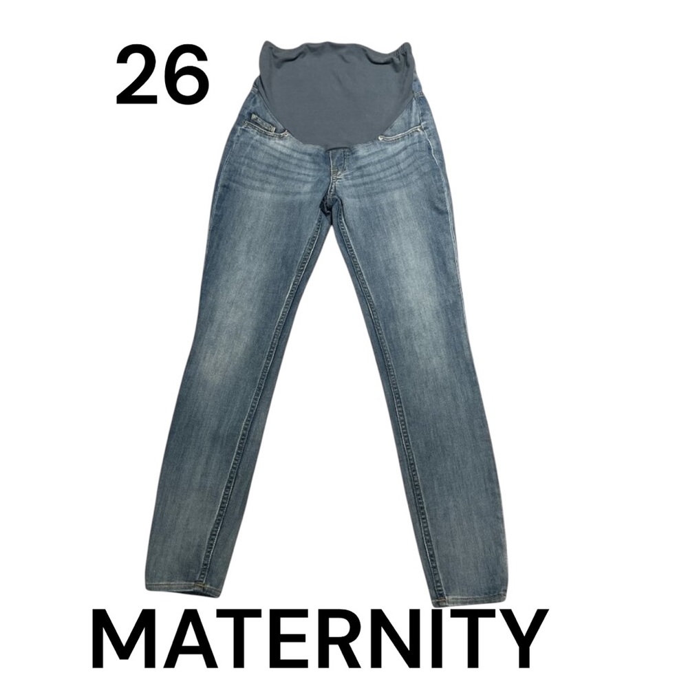 H&M Mama Maternity Skinny Jeans Size Small Nice Light Colour Stretch Cotton